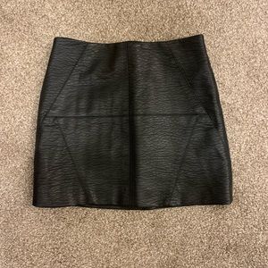 H&M leather skirt